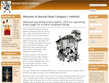 Tablet Screenshot of boswellbooks.com